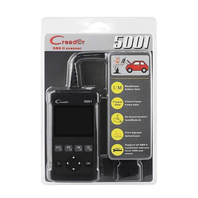 Старт CR5001 CReader ODB2 OBD2 сканер автомобиля диагностический инструмент универсальный