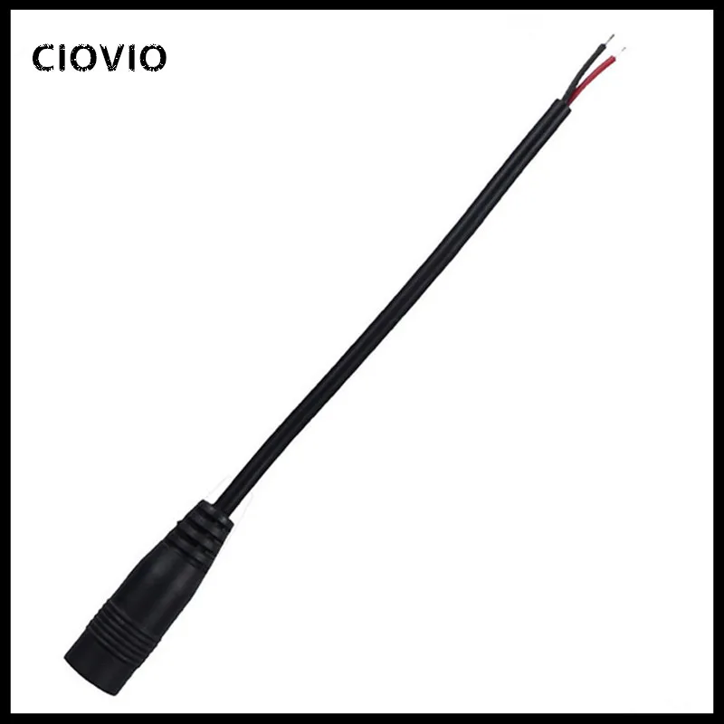 510pcs 5.5x2.1 Plug DC male or Female Cable Wire Connector For  LED Strip Light  