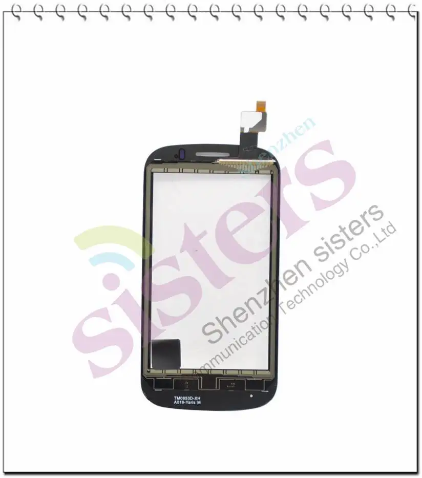 ALC0009 Black White 100% New Original Digitizer Touch Screen Glass For Alcatel One Touch POP C3 Dual OT-4033E OT4033 4033D 4033X 4033   (2)