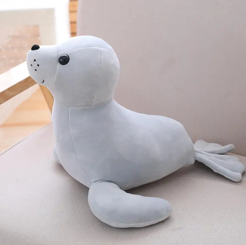 1 шт. 60 см kawaii морской Лев плюшевый Подушка морской мир животное морской Лев Кукла Плюшевая Игрушка-тюлень детская подушка для сна Мягкие игрушки подарок - Цвет: grey