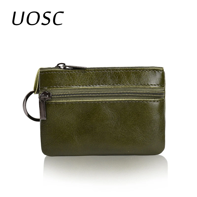 UOSC модный винтажный женский кошелек из искусственной кожи клатч короткий