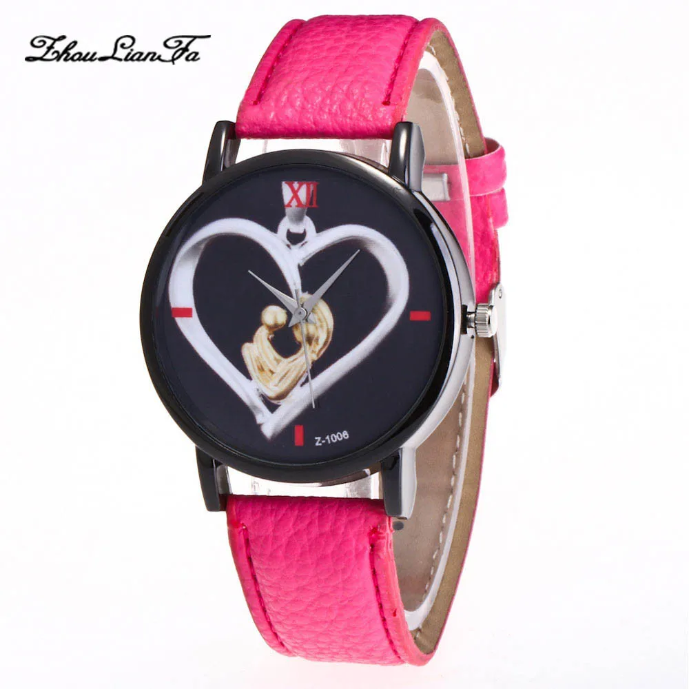 2018 Women Clock Ladies Fashion watch Simple Stylish Heart pattern Women Slim Leather Analog Classic Casual Wrist Watch 2018 Women Clock Ladies Fashion watch Simple Stylish Heart pattern Women Slim Leather Analog Classic Casual Wrist Watch