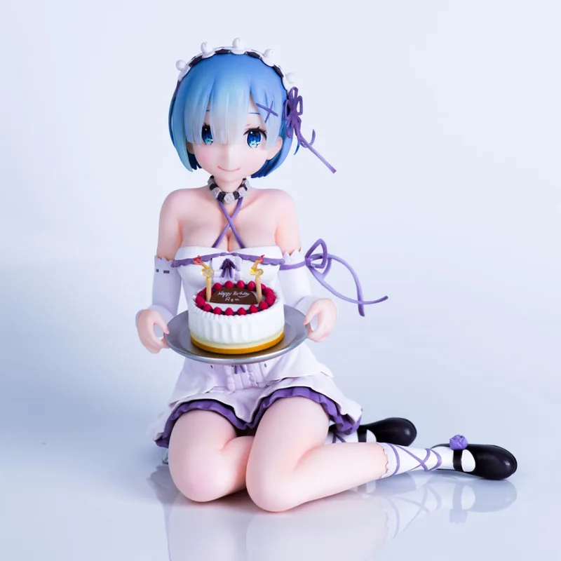 22 см Re: жизнь другой мир от Zero Rem Ram Emilia re zero Фигурки игрушки Аниме Фигурки игрушки для детей Подарки для детей - Цвет: in retail box