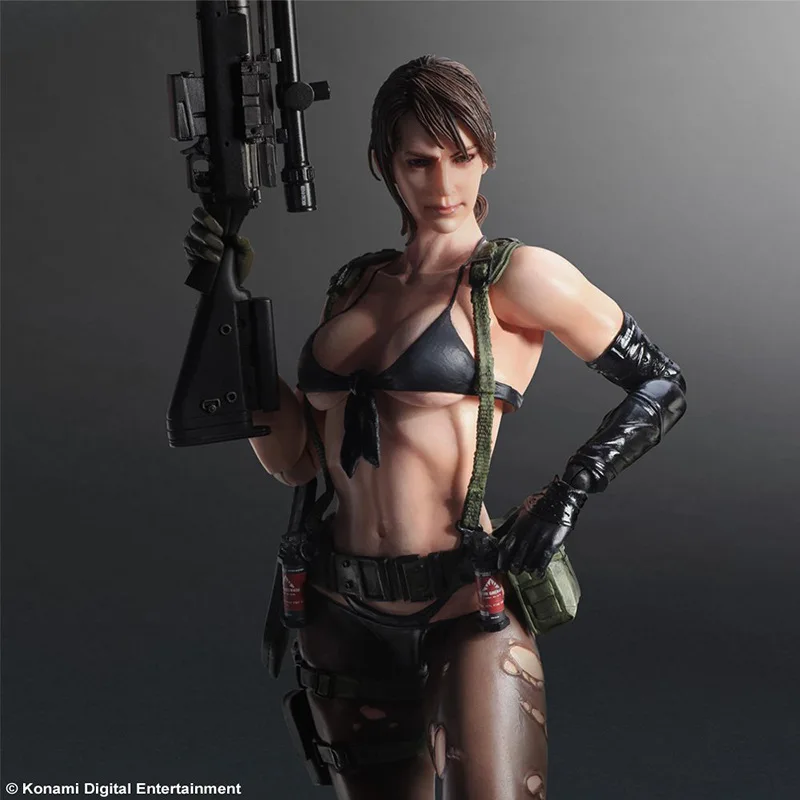Play Arts KAI Metal Gear Solid V The Phantom Pain тихий ПВХ фигурка Коллекционная модель игрушки 26