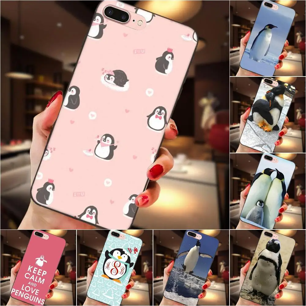 

For Huawei nova 2 Plus 2S 3i 4 Y3 Y5 II Y6 Y7 Y9 Lite Plus Prime 2017 2018 2019 Soft Print Case Lovely Penguin Vinyl