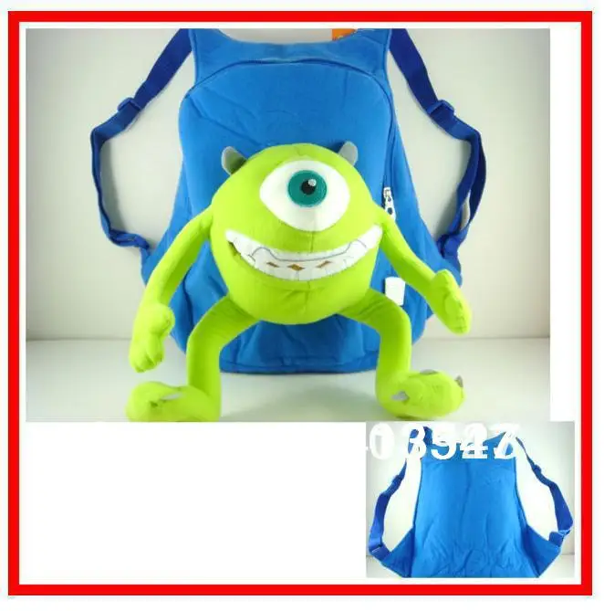 Envío gratis ( 1 unids/lote ) Monsters universidad Mike Wazowski mochila  caliente de la venta Mike Wazowski niños del bolso mochilas|backpack|bag  smallbackpack camera bag - AliExpress