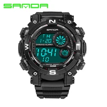 SANDA 323 Hommes Sport Montre Étanche Chronographe Militaire Relogio Masculino Mode En Plein Air Hommes Sport Numérique Montres