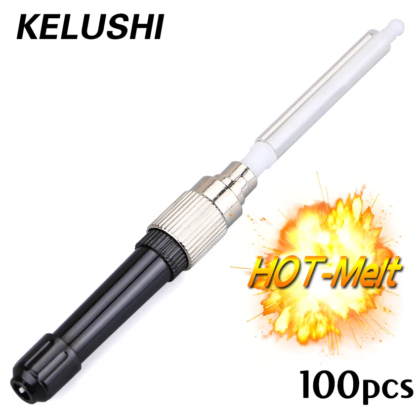 

100pcs Free shipping FTTH Fiber Optic FC/ UPC optical fiber quick connector Fusion Splicer Connectors KELUSHI