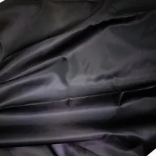 Чистый шелк черная органза ткань толщиной 19 momme жесткая прозрачная 116 см DIY швейная ткань gigh конец по метру