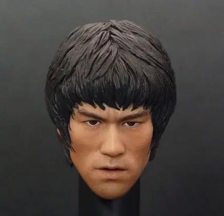 

1/6 Scale Bruce Lee Head Sculpt For Hot Toys Enterbay Male Body Play Murder for Me Collection Toys