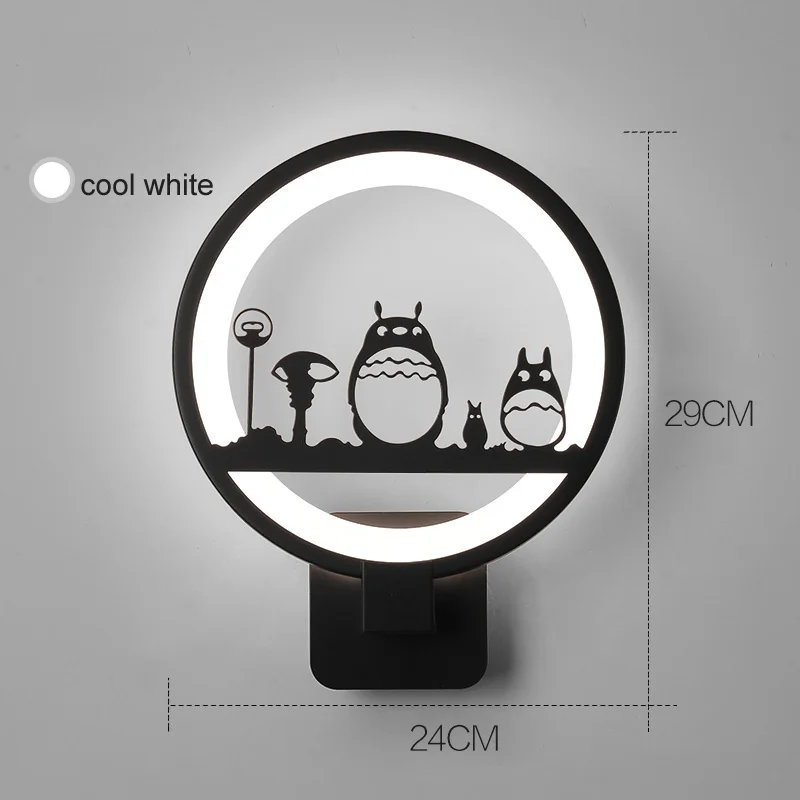 LED Wall Lamps wall mounted Modern Simple European Style Bedroom Bedside Reading Lamp Living Room Foyer Lighting AC90-260V - Цвет абажура: C  cool white