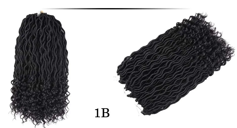 Изысканный искусственные локоны в стиле Crochet косы 18 дюймов мягкие натуральные синтетические волосы для наращивания 24 Подставки/пакет Богиня замки плетение