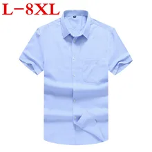 Новое поступление, хлопковая футболка с короткими рукавами и принтом персонажей клетчатая рубашка Мужская супер большой модная Высококачественная обувь; сезон лето; большие размеры 8XL 7XL 6XL 5XL 4XL