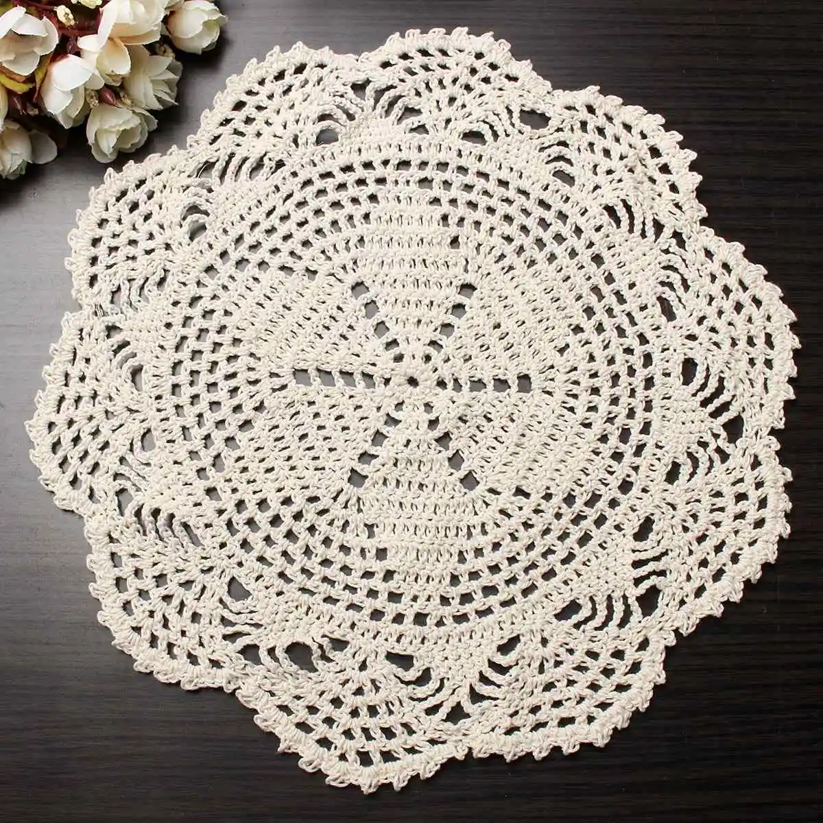 Online Buy Wholesale cotton lace doilies from China cotton lace doilies
