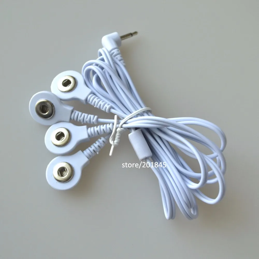 1 шт. JTKENS электрод для здоровья свинцовые соединительные кабели с 4 кнопками