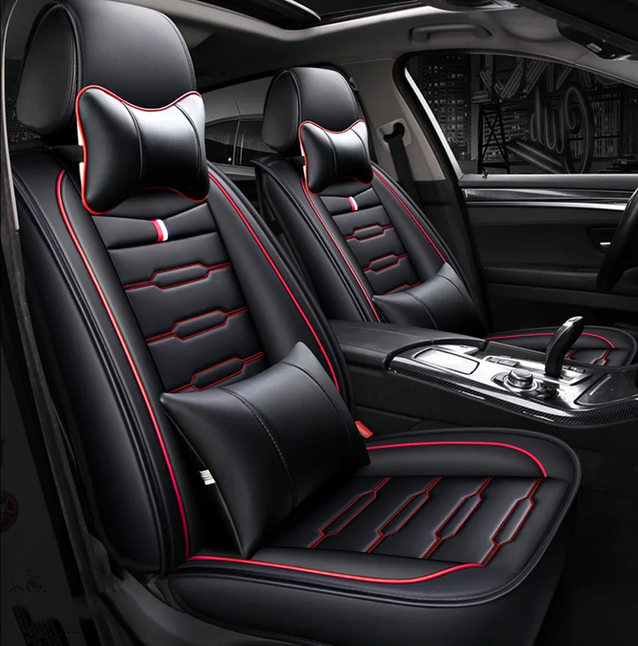 ПУ кожа мультфильм авто чехлы для сидений для «Chevrolet Impala» lacetti lanos Malibu XL optra orlando silverado