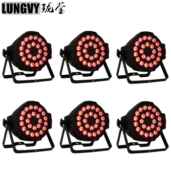 

Free Shipping 6pcs/lot Led Par 24x10w RGBW 4IN1 DJ Disco Party Wedding Decoration Stage Effect Indoor LED Par Light
