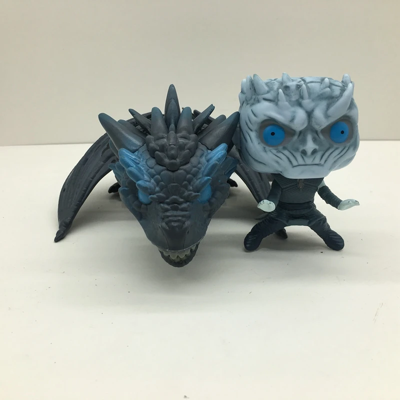 2pcs/set Game of Thrones Daenerys Targaryen Night King Doll With Dragon Action Figures Toy Christmas Gift NO BOX 2pcs/set Game of Thrones Daenerys Targaryen Night King Doll With Dragon Action Figures Toy Christmas Gift NO BOX