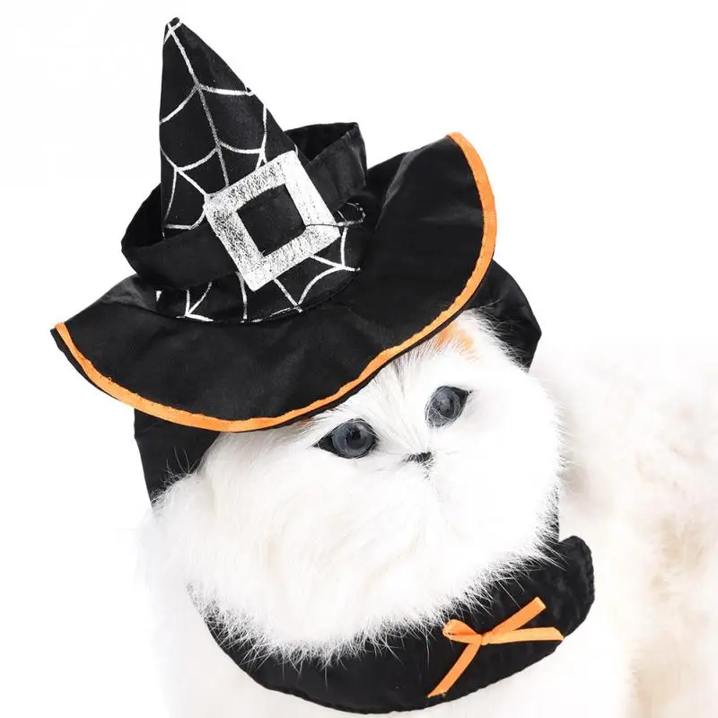 Funny Cat Costume Wizard Suit Cat Clothes Halloween Costume Dog Clothes