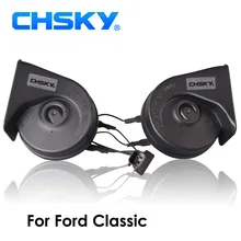 Tipo de Carro Buzina Caracol Chifre CHSKY Para Ford Clássico 2002 a 2008 v Loudness 12 110-129db Chifre Auto Longa Vida tempo Alta Baixa Klaxon