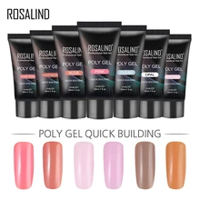 Rosalind 젤 네일 폴란드어 네일 아트 확장을위한 30 ml 젤 경화 uv led 빌더 폴리 네일 아트 탑 코트 매니큐어 젤 바니쉬(China)