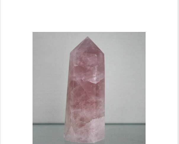 

wangfafa8800002071++ Natural Clear pink quartz crystal point healing