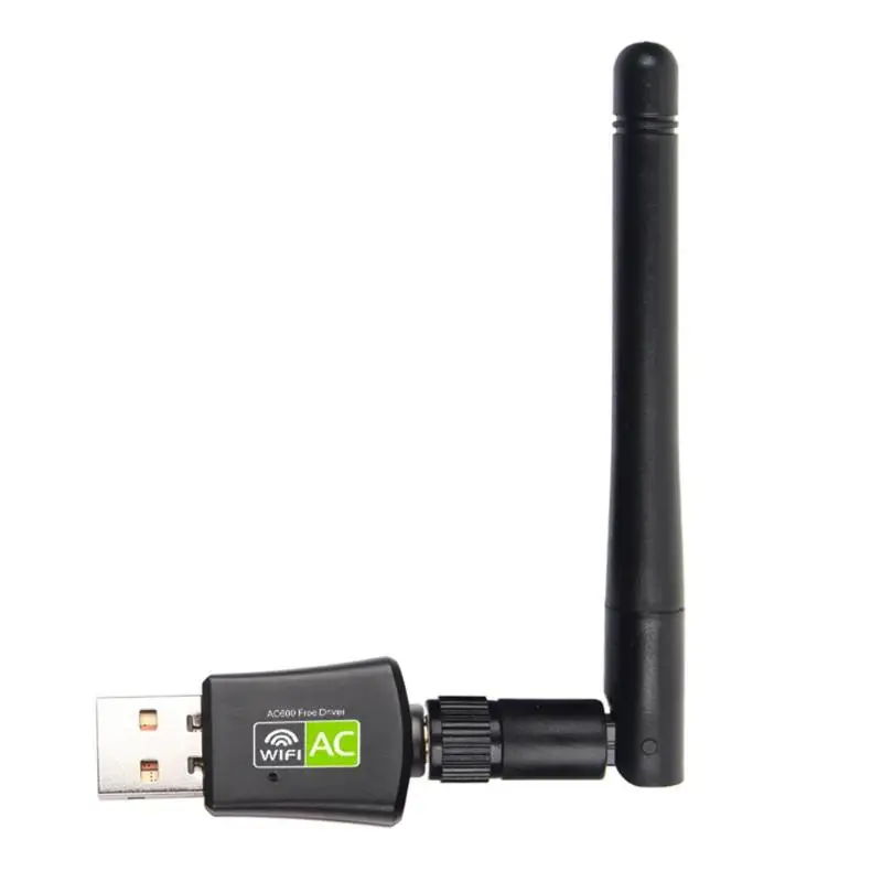 Двухдиапазонный 600 Мбит/с 2 4G 5G USB Wifi антенна ключ беспроводной LAN адаптер 802.11ac