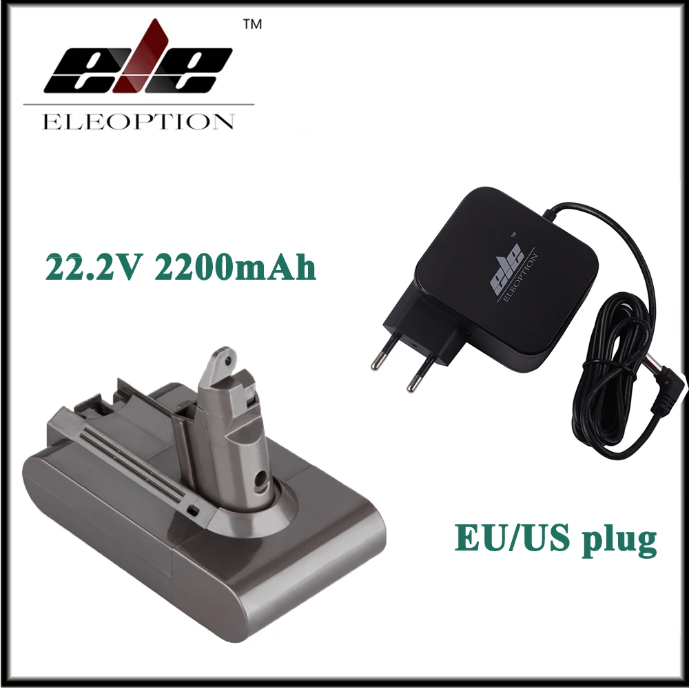 Eleoption 21.6V 2200mAh Li ion DC58 Replacement for Dyson Battery DC59