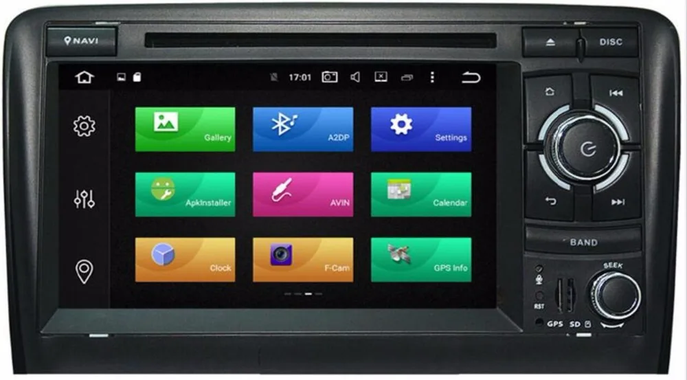 Excellent 4G LTE Android 8.0 2DIN Car DVD for For Audi A3 2003 2004-2011 car dvd gps for Audi with DAB,TPMS,DVR 2