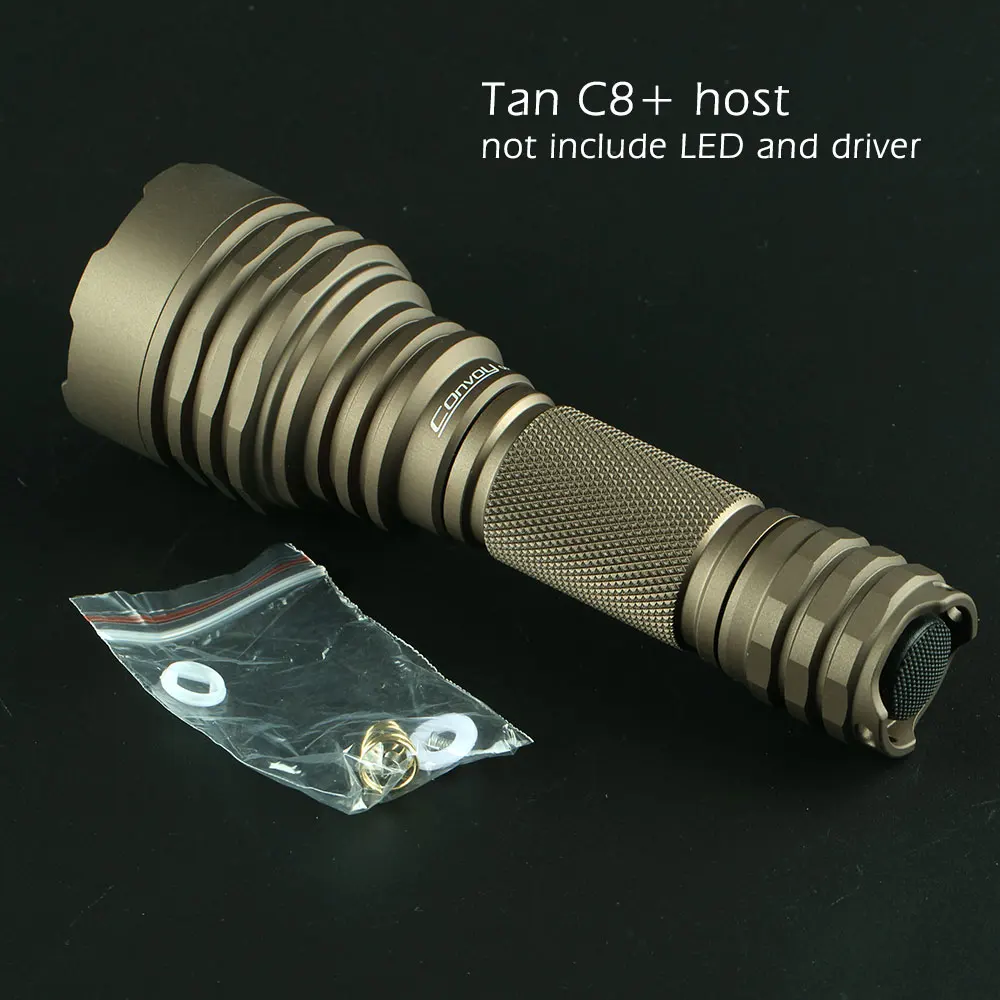 

Black / Desert tan convoy C8+ host ,not include LED and driver