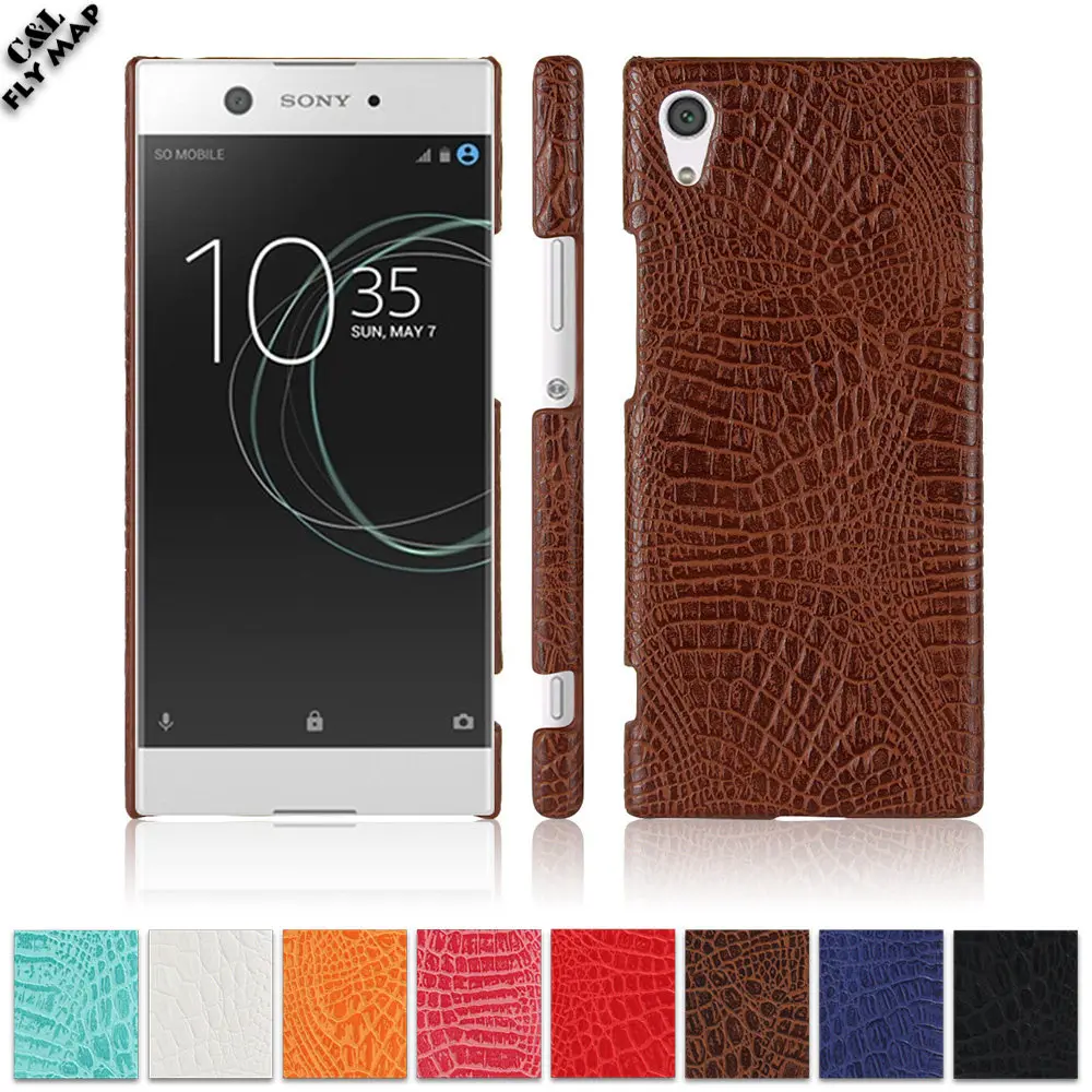 Защитный чехол из крокодиловой кожи для SONY Xperia XA1 dual Hard PC защитный телефона XA 2017