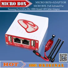 Gsmjustoncct Neest версия микро бокс полностью активированный для htc+ Sagem+ BB+ Alcatel+ 40 набор кабелей+ кабель для htc+ микро бокс адаптер