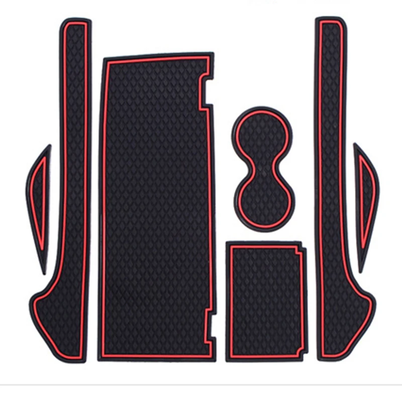 

Car Accessories Gate Slot Pad Non-slip Cup Mats Anti Slip Door Groove Mat Sticker Interior For Chevrolet Cruze 2009-2013 2014