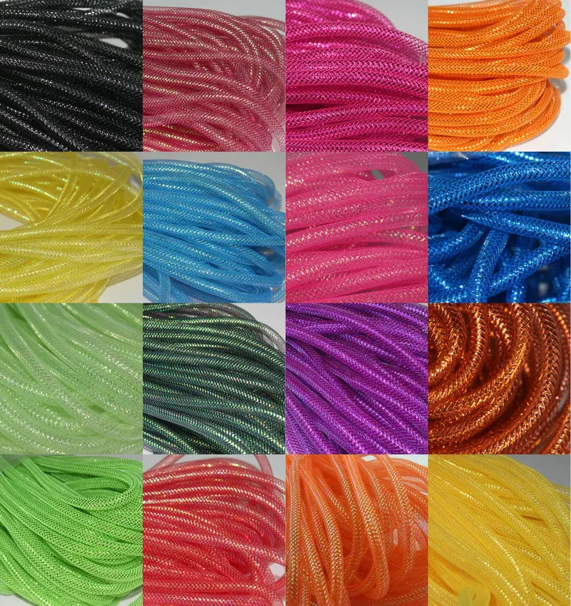 

8MM Shimmer Nylon netting tubular crin 30yard/lot