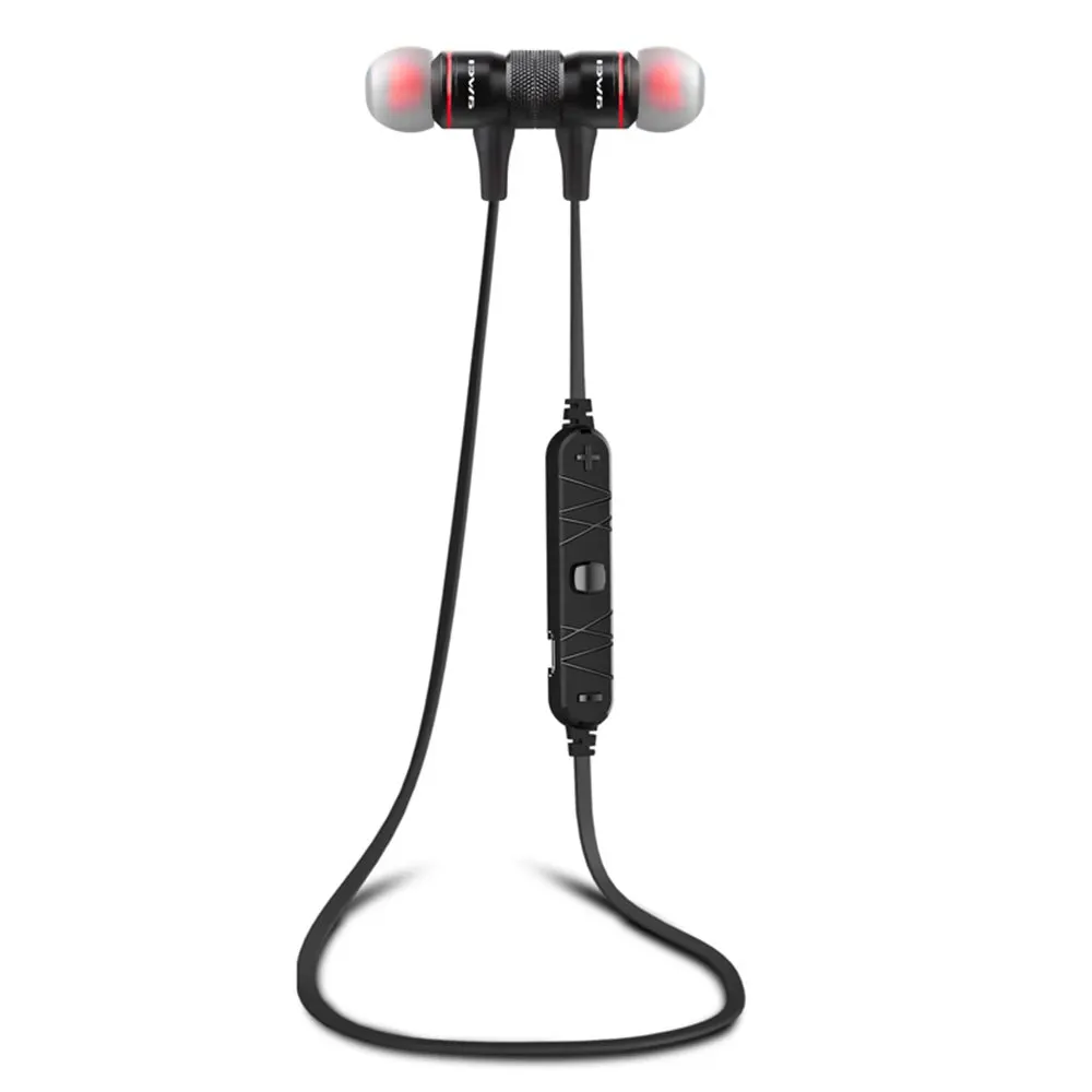 Оригинальные Awei A920BL наушники-вкладыши, Беспроводные спортивные наушники, Bluetooth 4,1, соединение с шумоподавлением, микрофон для бега - Цвет: Black