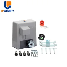 Стальные Стеллажи управляемые 600 кг раздвижные ворота открывалка электронные раздвижные ворота мотор с предупреждающей лампой(стойки не включены