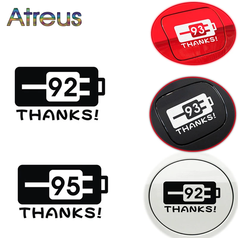 Atreus ПВХ крышки топливного бака автомобиля наклейки для VW Golf 4 7 5 MK4 Mazda 6 3 cx Peugeot 206 207