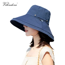 Панама для женщин и мужчин с широкими полями, Панама, кепки, высокое качество, новинка, аксессуары унисекс, уличная защита от ультрафиолета, кепка O4MZ497