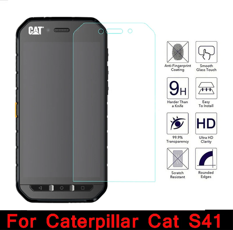 Закаленное стекло для Caterpillar Cat S41 Взрывозащищенная защитная пленка Защита экрана