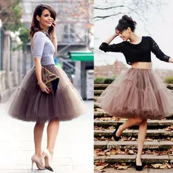 2020 New Arrival Princess 5 Layers Tulle Puffy Wedding Tutu Petticoat Underskirt Crinoline Skirts for Ballet Party Free Shipping