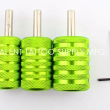 Новое поступление Фирменная Новинка Алюминий Насадки для татуажа 3 шт./лот 35 мм, 30 мм, 25 мм зеленый PVD для татуировки