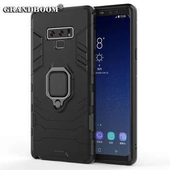 

50pcs Armor Shockproof Hard Holder Case Cover For Samsung Galaxy S20 Plus S10 E S9 Note 10 Lite 9 A10 A20 A30 A40 A50 A60 A70