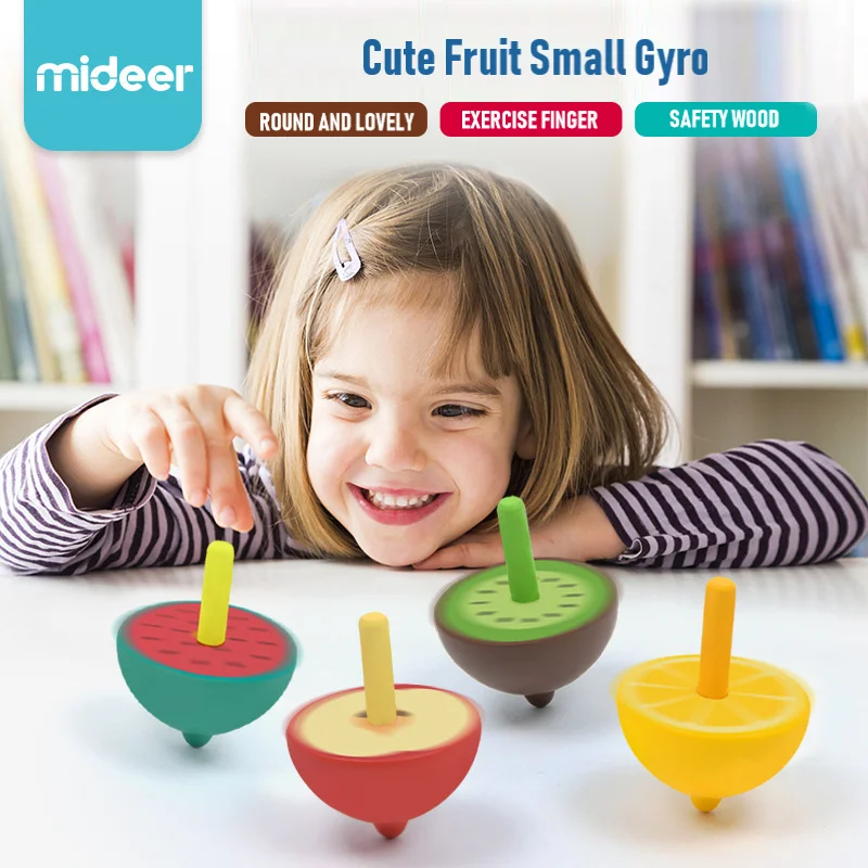 

Children's Color Rotation Gyroscope Manual Rotation Kindergarten Wood Toy Leisure Gyroscope Toys for Children