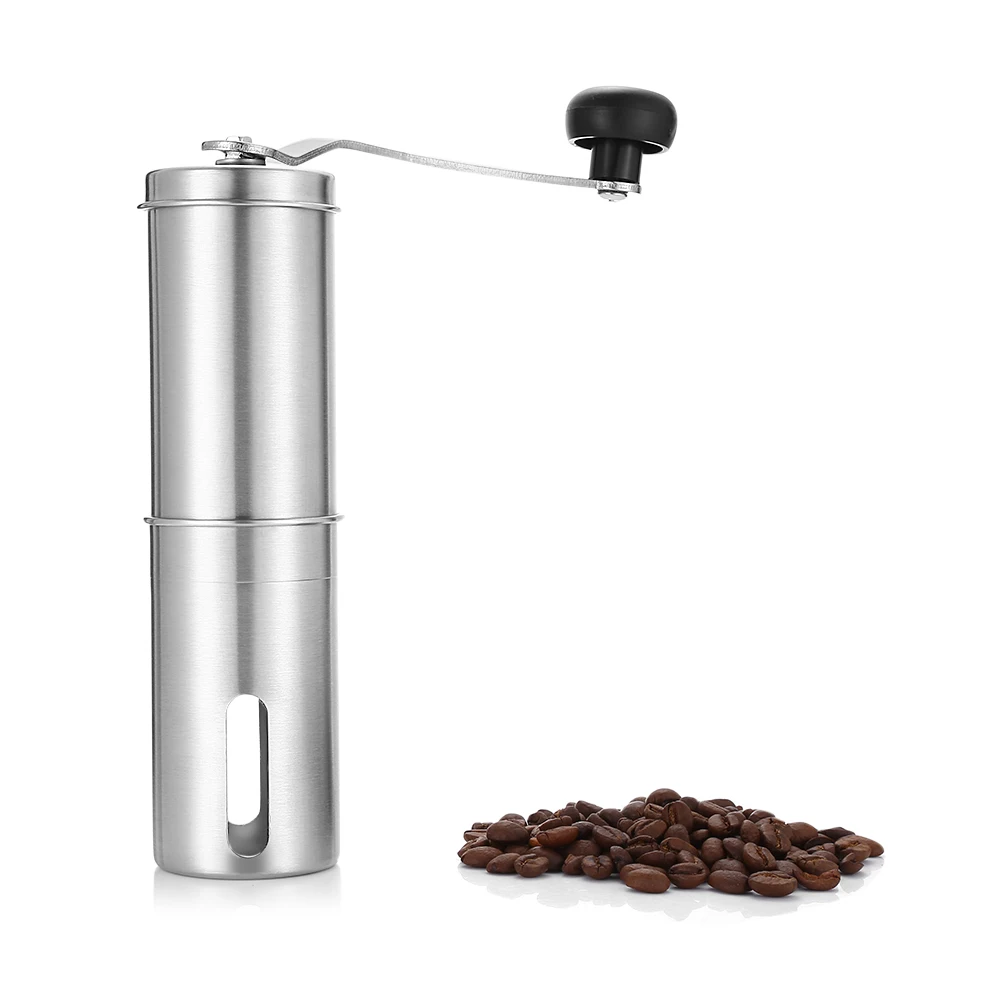 Manual Coffee Grinder Portable Stainless Steel Hand Grinding Machine