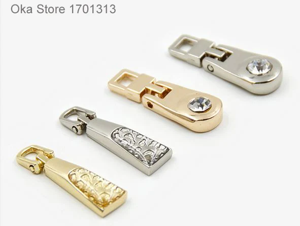 1pc high quality metal Zipper Head zipper pull for jeans pants,casual pants,garments,bag,suitcase accessories,Tailor Tool