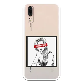 

Stand case costume drawing Punks Not Dead WP002 for Huawei P20