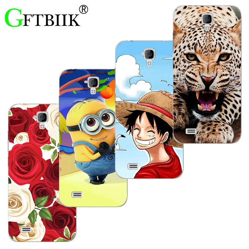 

Super Cartoon Pattern Cover For Huawei Ascend Y560 Y5 Y560-L01 Case Despicable Me 2 Painted Animal Game Shell Coque