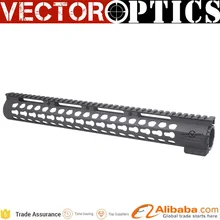 10 шт векторная Оптика Супер тонкий винтовка 15 дюймов Пикатинни Keymod M4 M16 AR15 AR защита для рук с стальная муфта ствола