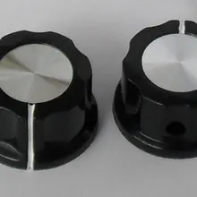 2 шт./лот шляпа MF-A05 потенциометра WH118 WX050 бакелитовая ручка медный сердечник внутреннее отверстие 6 мм