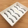 YOKPN Natural Short Realistic False Eyelashes Handmade Cross Eye Pigtail Eyelashes Nude Makeup  Fake Eyelashes Makeup 5 Pairs ► Photo 3/5